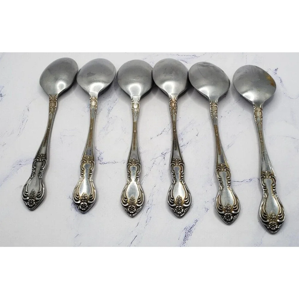 6 Tablespoons Valhalla Embassy Classic Stainless Flatware